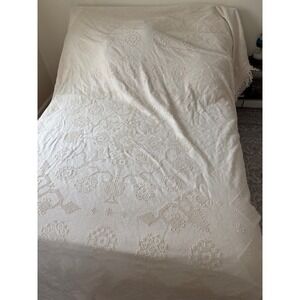 Bates Maine Heritage Weavers Abigail Adams Matelasse Bedspread King 102x120